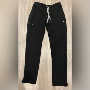 FIGS Yola Skinny Scrub Pants Women’s XS Black Regular TW2000R Medical Nursing